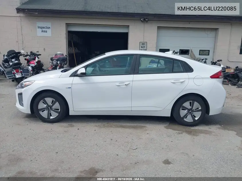 2020 Hyundai Ioniq Hybrid Blue VIN: KMHC65LC4LU220085 Lot: 45431811