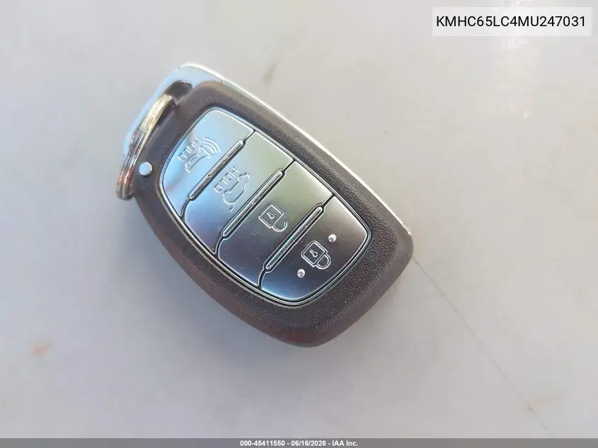 2021 Hyundai Ioniq Hybrid Blue VIN: KMHC65LC4MU247031 Lot: 45411550