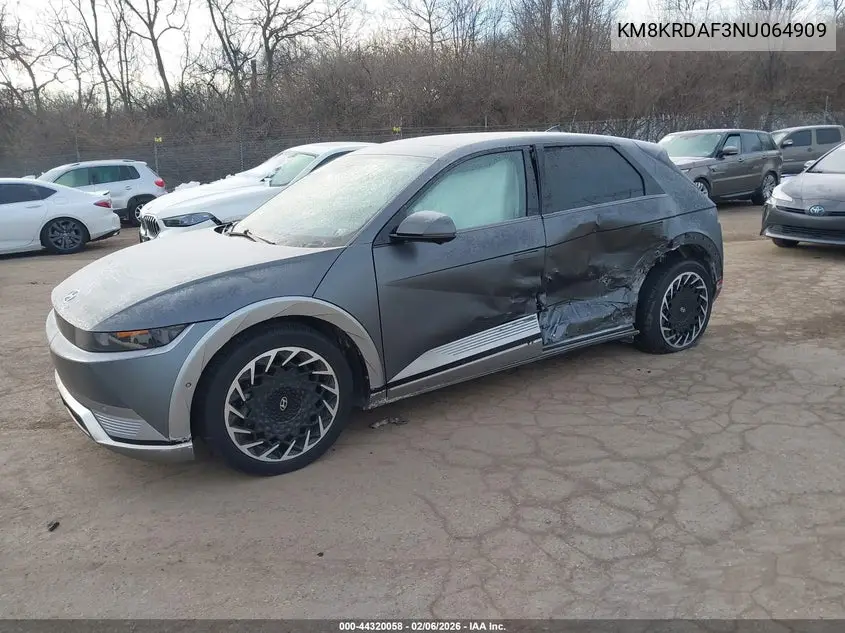 2022 Hyundai Ioniq 5 Limited VIN: KM8KRDAF3NU064909 Lot: 44320058