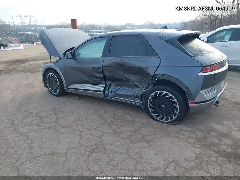 2022 Hyundai Ioniq 5 Limited VIN: KM8KRDAF3NU064909 Lot: 44320058