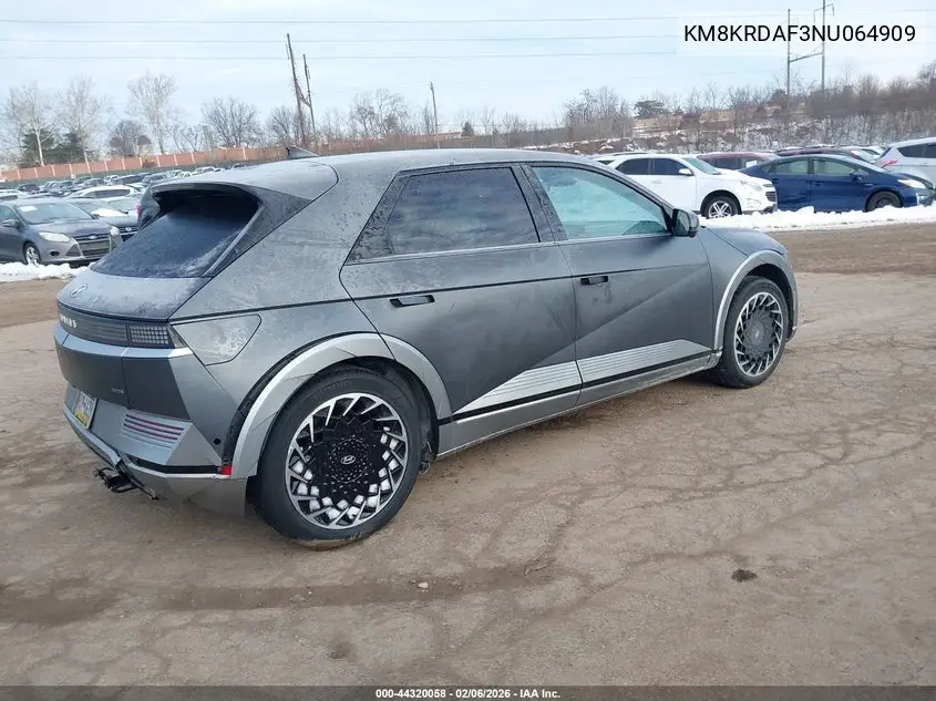 2022 Hyundai Ioniq 5 Limited VIN: KM8KRDAF3NU064909 Lot: 44320058