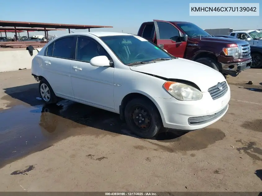 KMHCN46CX7U139042 2007 Hyundai Accent Gls