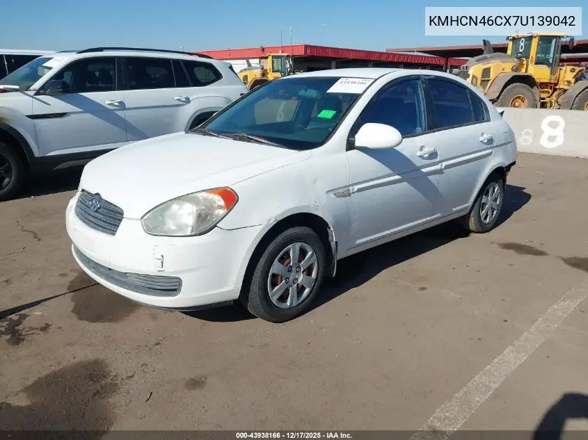 KMHCN46CX7U139042 2007 Hyundai Accent Gls