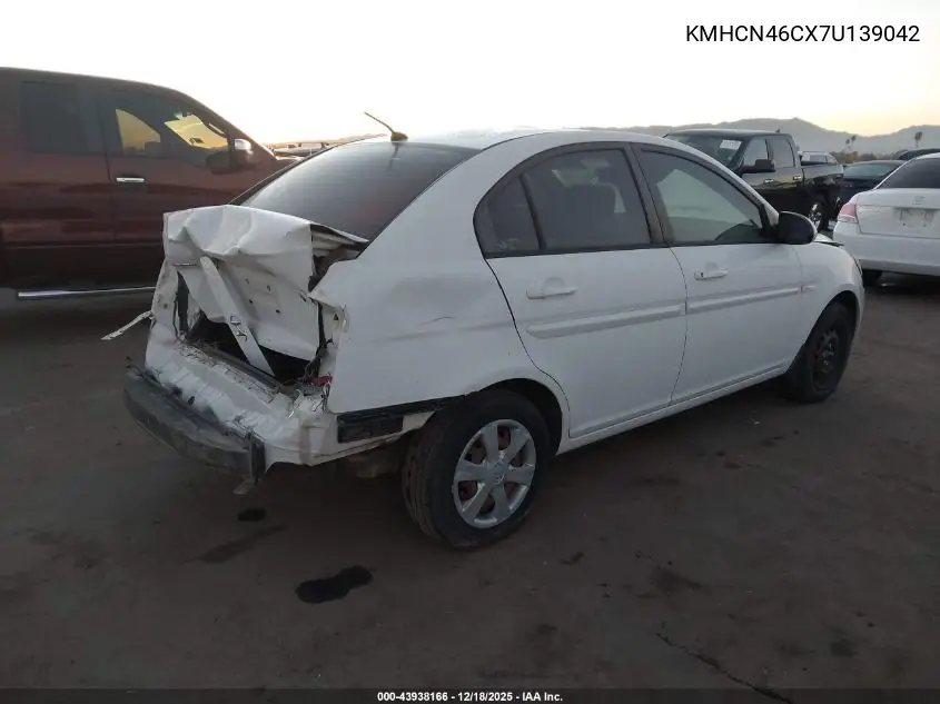 KMHCN46CX7U139042 2007 Hyundai Accent Gls