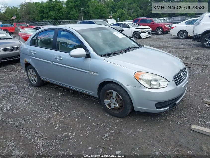 2007 Hyundai Accent Gls VIN: KMHCN46C97U073535 Lot: 45431176