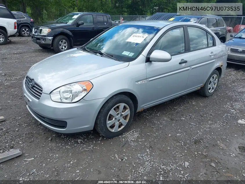 2007 Hyundai Accent Gls VIN: KMHCN46C97U073535 Lot: 45431176