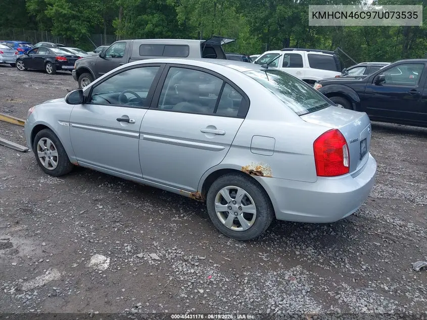 2007 Hyundai Accent Gls VIN: KMHCN46C97U073535 Lot: 45431176