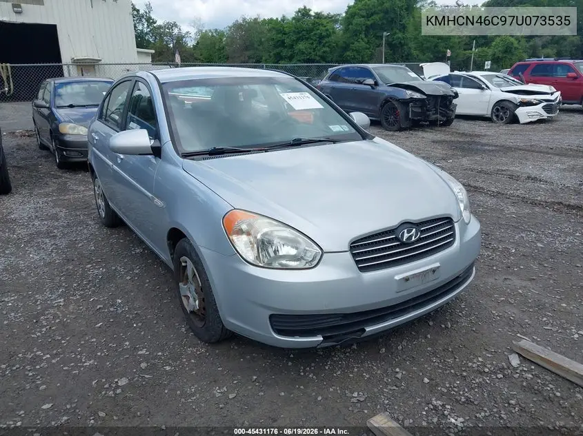 2007 Hyundai Accent Gls VIN: KMHCN46C97U073535 Lot: 45431176