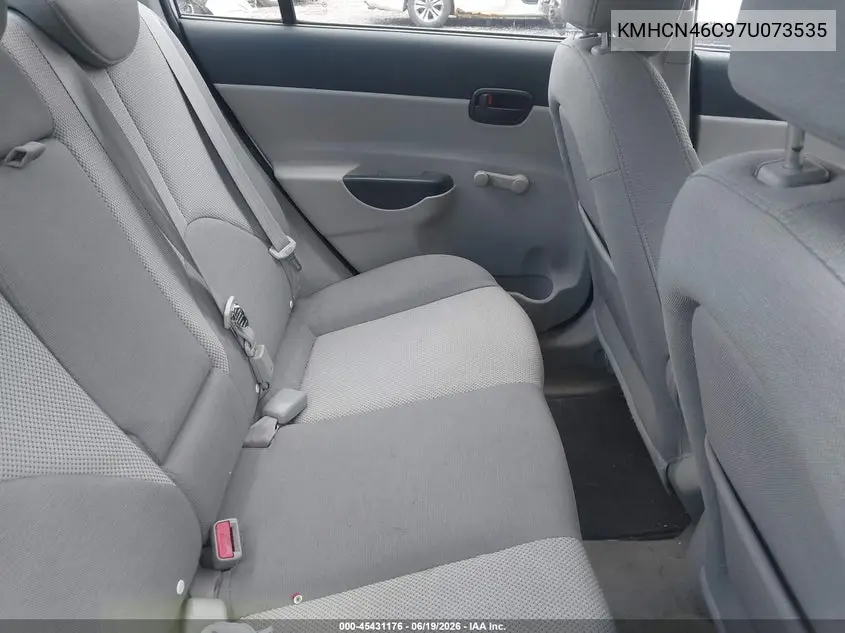 2007 Hyundai Accent Gls VIN: KMHCN46C97U073535 Lot: 45431176