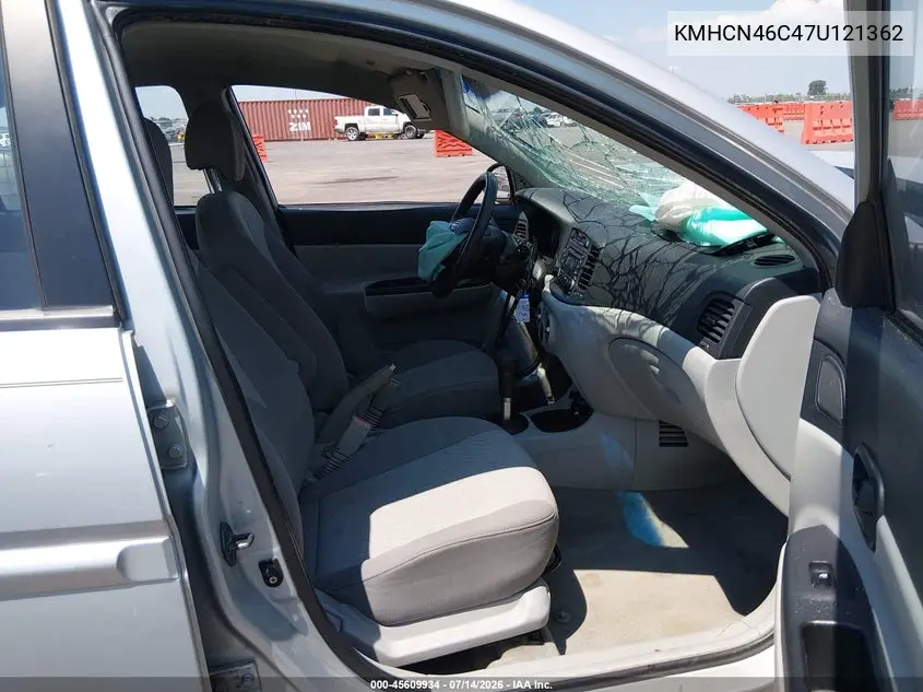 2007 Hyundai Accent Gls VIN: KMHCN46C47U121362 Lot: 45609934