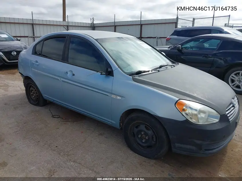 2007 Hyundai Accent Gls VIN: KMHCN46C17U164735 Lot: 45623814