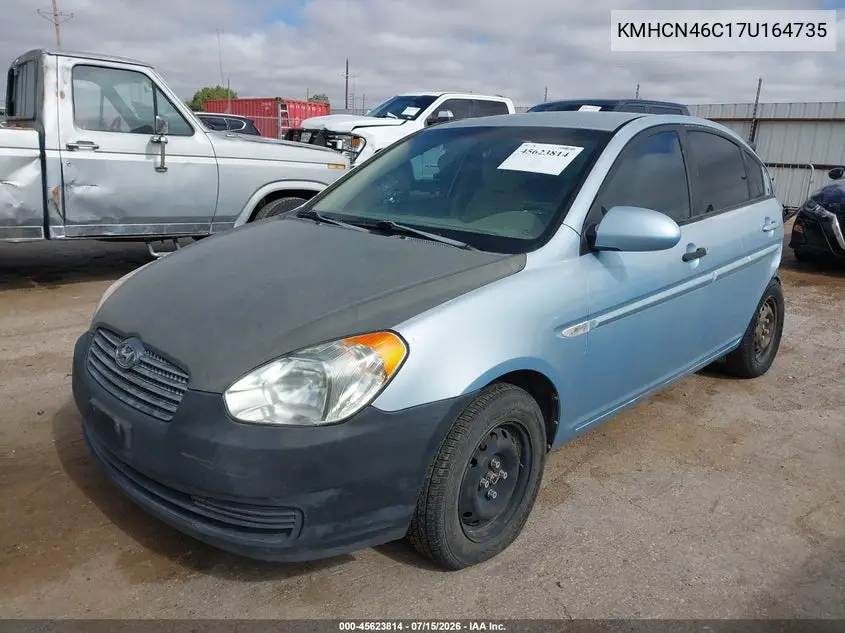 2007 Hyundai Accent Gls VIN: KMHCN46C17U164735 Lot: 45623814