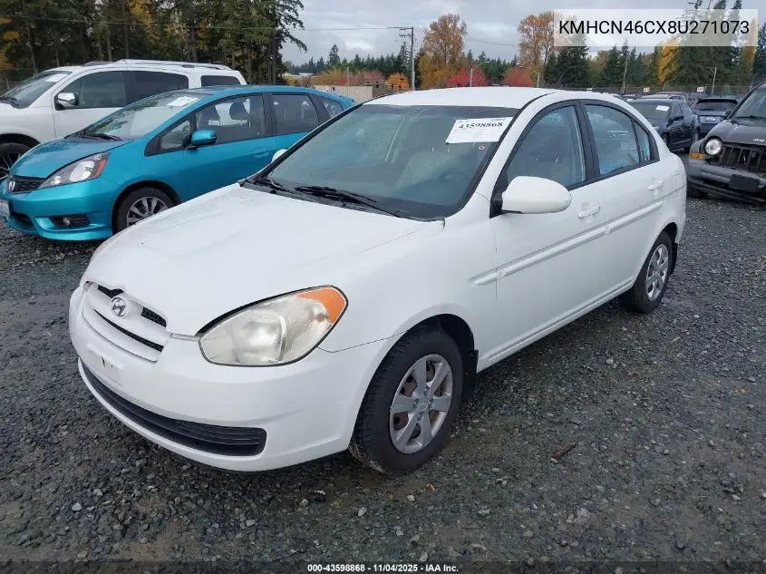 KMHCN46CX8U271073 2008 Hyundai Accent Gls