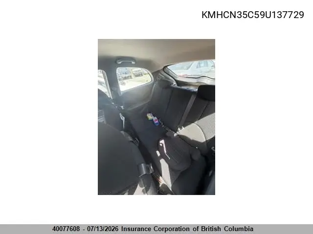 2009 Hyundai Accent Se VIN: KMHCN35C59U137729 Lot: 40077608