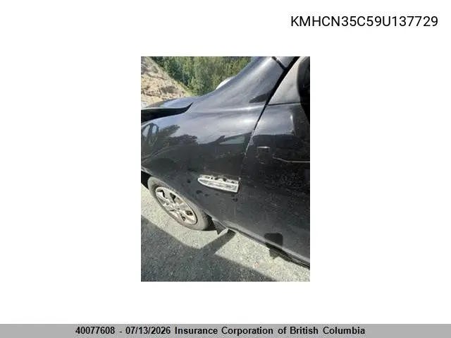 2009 Hyundai Accent Se VIN: KMHCN35C59U137729 Lot: 40077608