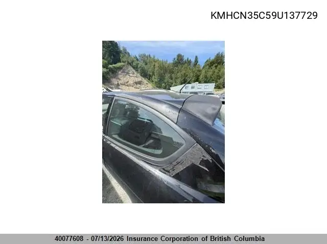 2009 Hyundai Accent Se VIN: KMHCN35C59U137729 Lot: 40077608