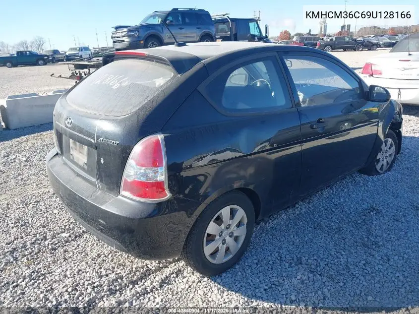 KMHCM36C69U128166 2009 Hyundai Accent Gs