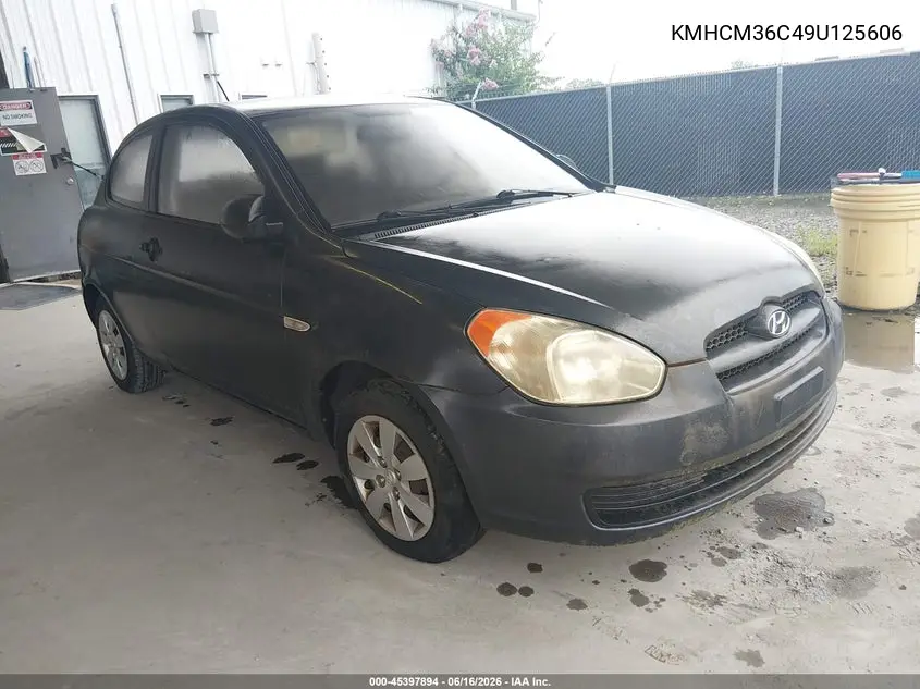 2009 Hyundai Accent Gs VIN: KMHCM36C49U125606 Lot: 45397894