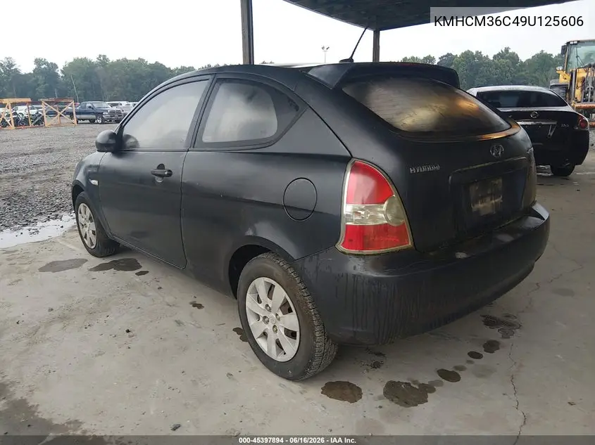 2009 Hyundai Accent Gs VIN: KMHCM36C49U125606 Lot: 45397894