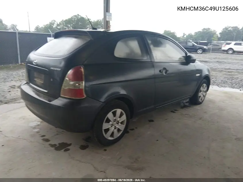 2009 Hyundai Accent Gs VIN: KMHCM36C49U125606 Lot: 45397894