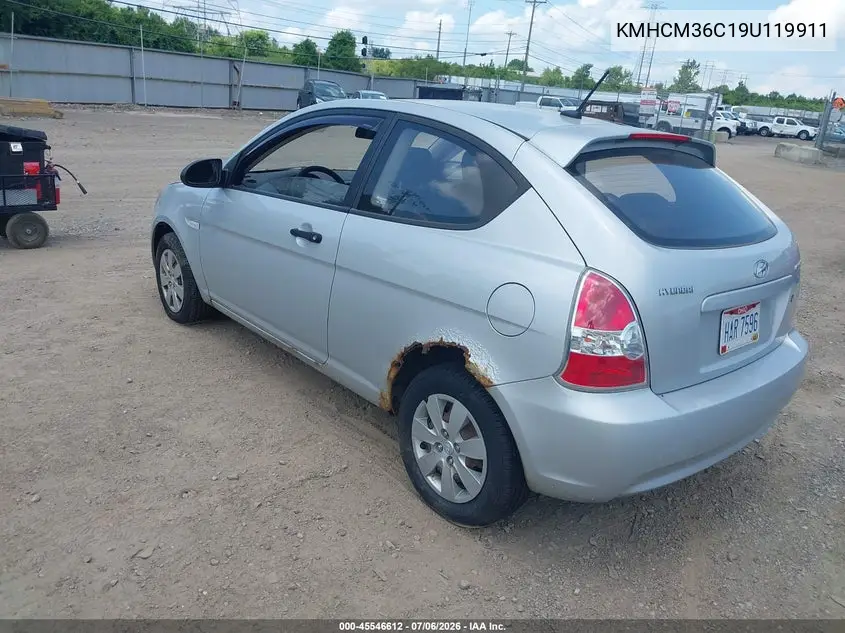 2009 Hyundai Accent Gs VIN: KMHCM36C19U119911 Lot: 45546612
