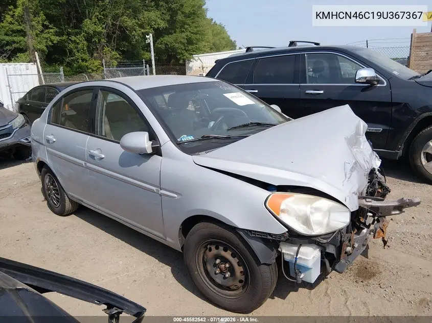 2009 Hyundai Accent Gls VIN: KMHCN46C19U367367 Lot: 45582542