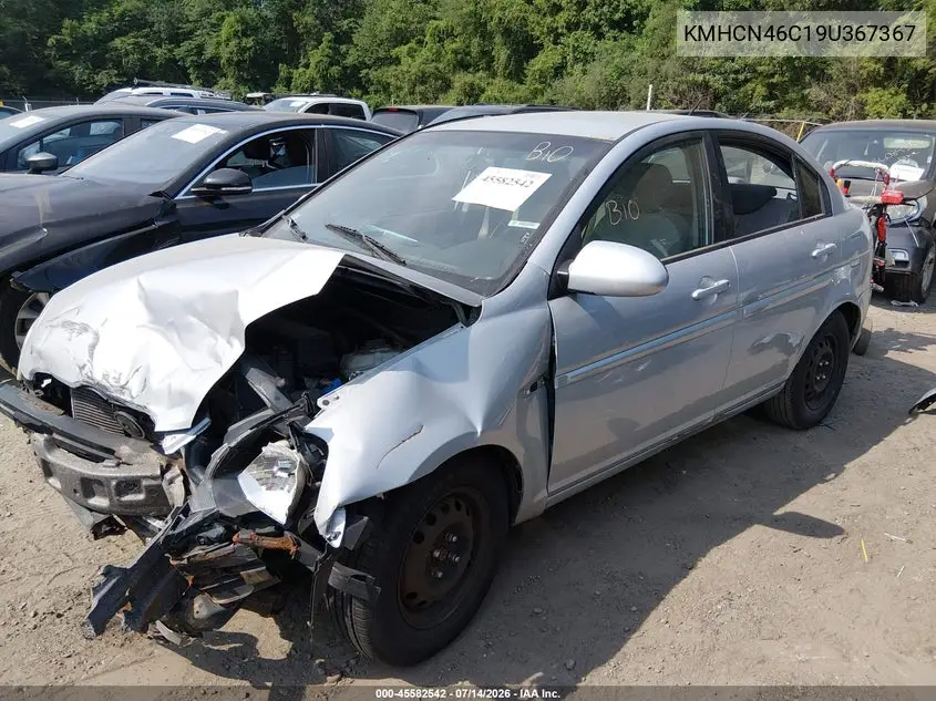 2009 Hyundai Accent Gls VIN: KMHCN46C19U367367 Lot: 45582542