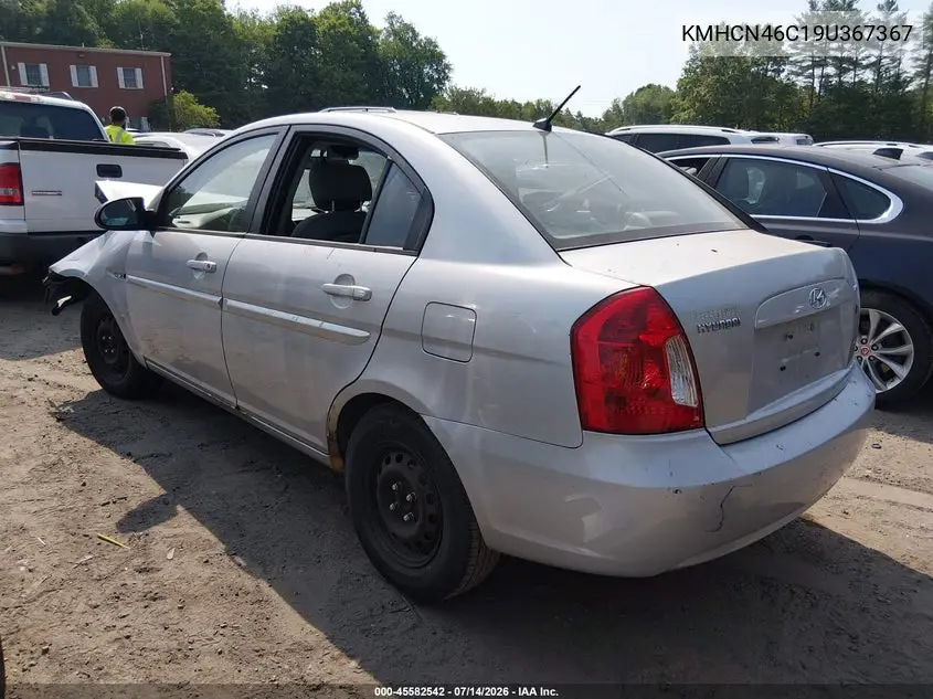2009 Hyundai Accent Gls VIN: KMHCN46C19U367367 Lot: 45582542