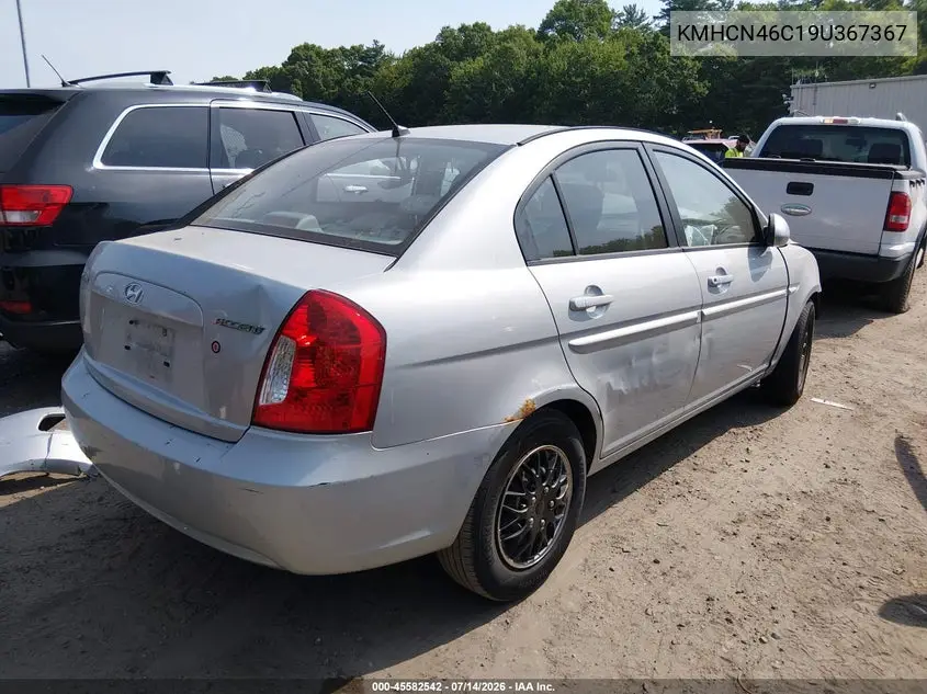 2009 Hyundai Accent Gls VIN: KMHCN46C19U367367 Lot: 45582542