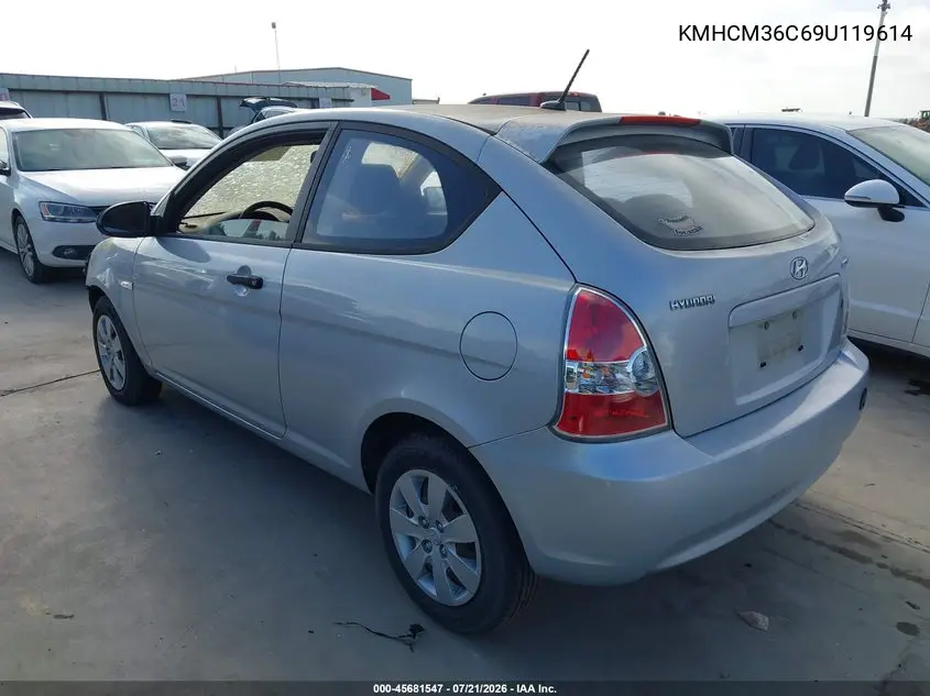 2009 Hyundai Accent Gs VIN: KMHCM36C69U119614 Lot: 45681547