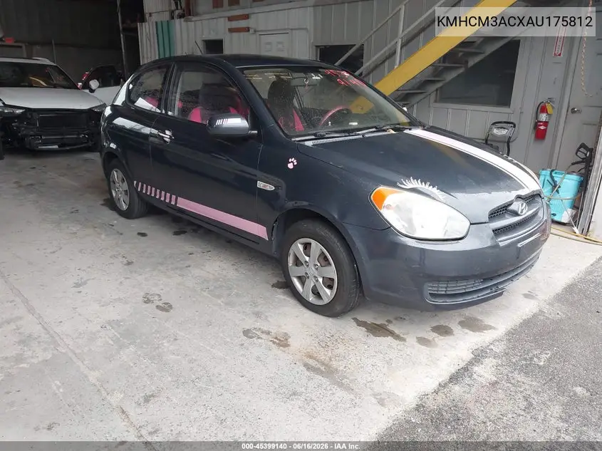 2010 Hyundai Accent Gs VIN: KMHCM3ACXAU175812 Lot: 45399140