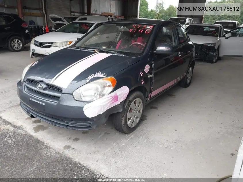 2010 Hyundai Accent Gs VIN: KMHCM3ACXAU175812 Lot: 45399140