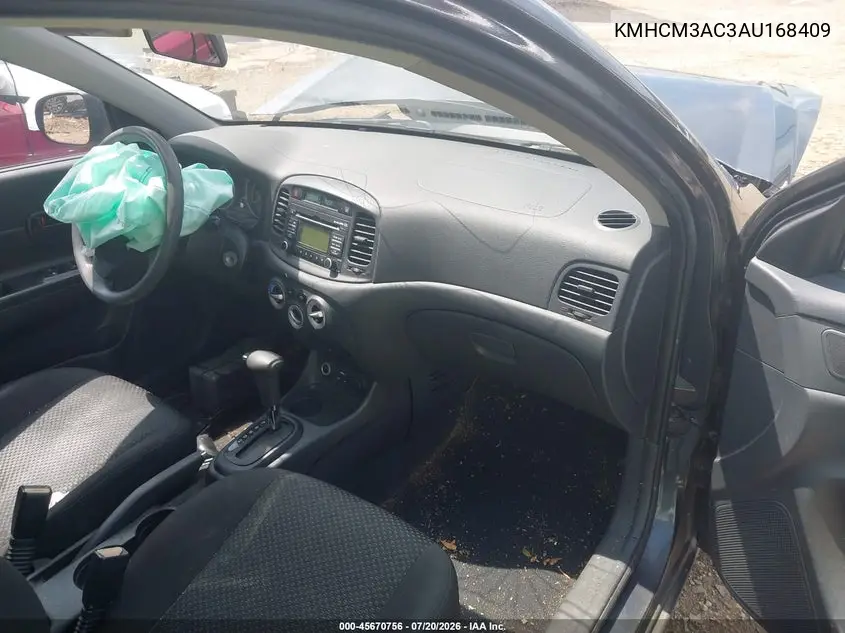 2010 Hyundai Accent Gs VIN: KMHCM3AC3AU168409 Lot: 45670756