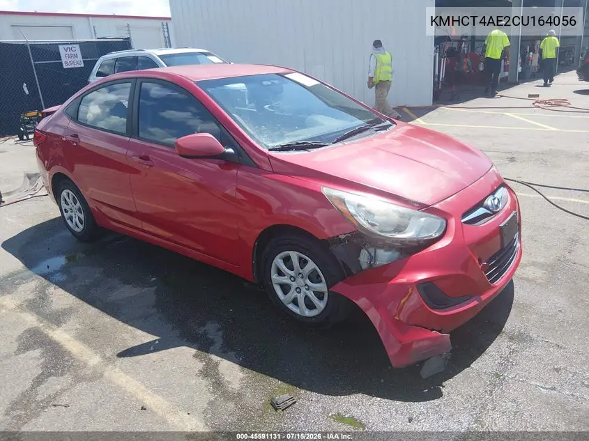 2012 Hyundai Accent Gls VIN: KMHCT4AE2CU164056 Lot: 45591131