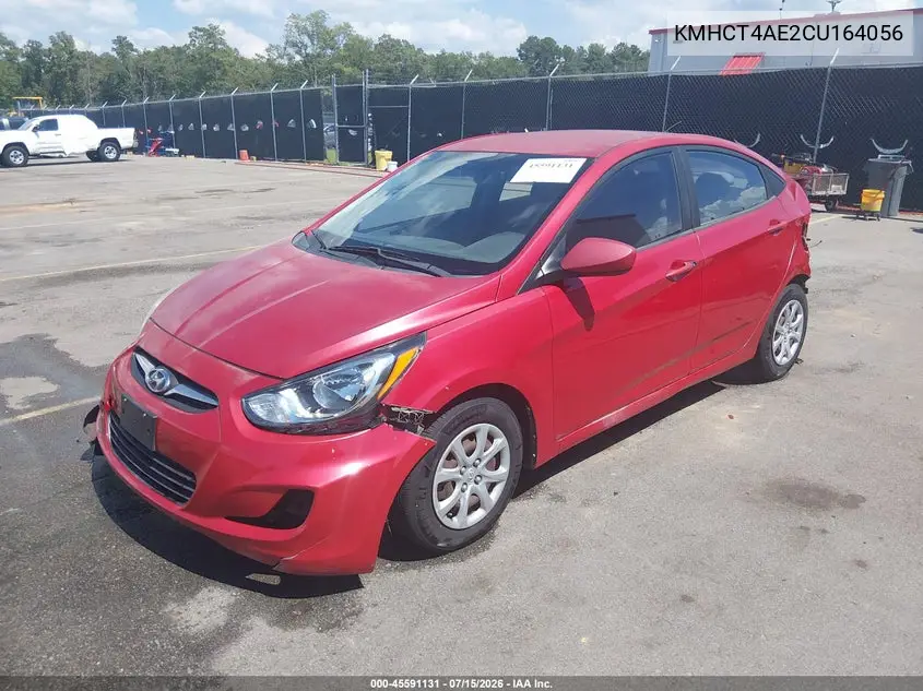 2012 Hyundai Accent Gls VIN: KMHCT4AE2CU164056 Lot: 45591131