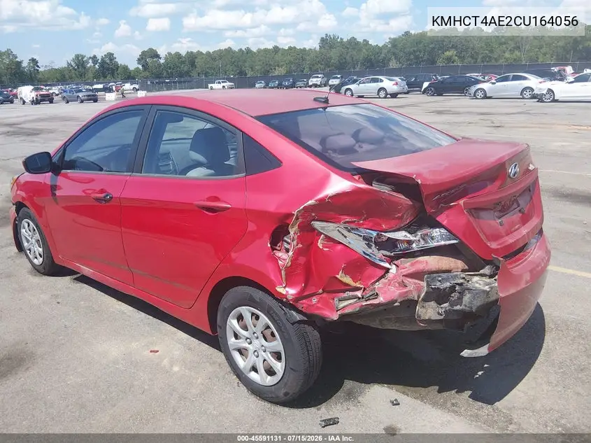 2012 Hyundai Accent Gls VIN: KMHCT4AE2CU164056 Lot: 45591131