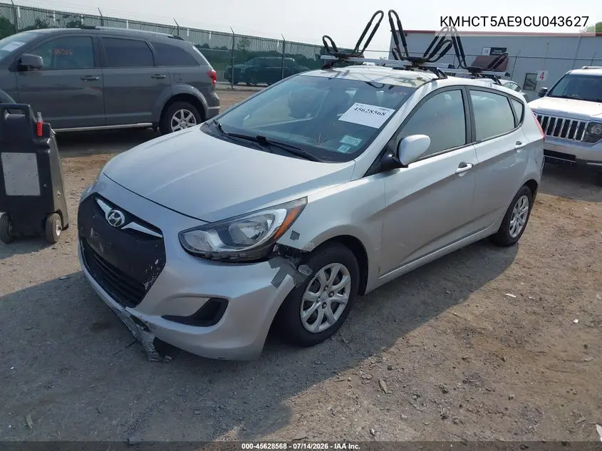2012 Hyundai Accent Gs VIN: KMHCT5AE9CU043627 Lot: 45628568