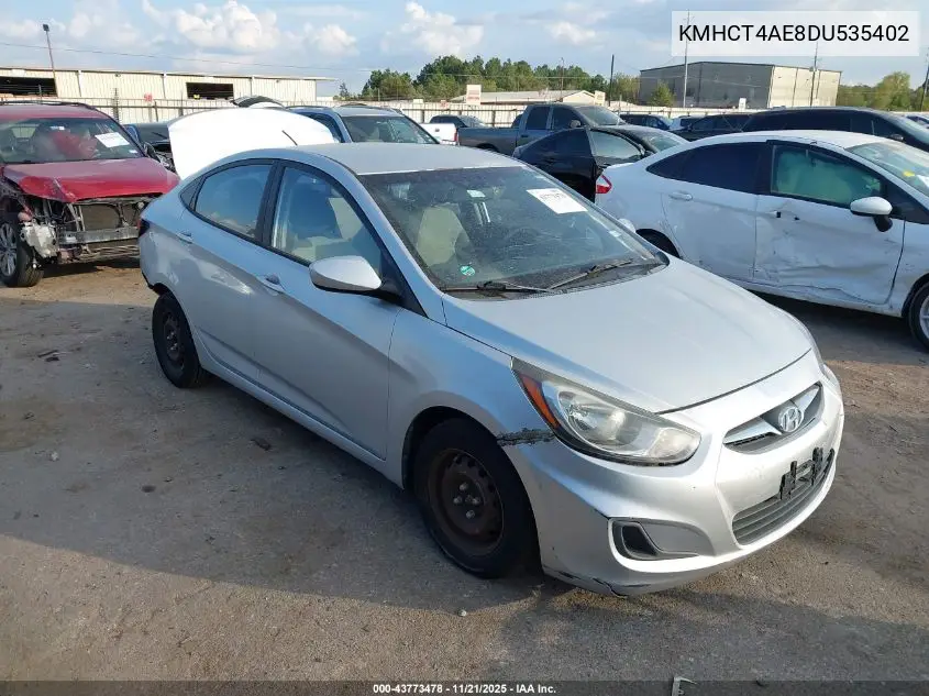 KMHCT4AE8DU535402 2013 Hyundai Accent Gls