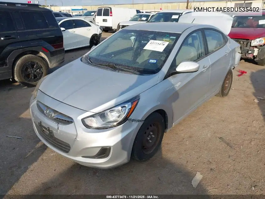 KMHCT4AE8DU535402 2013 Hyundai Accent Gls