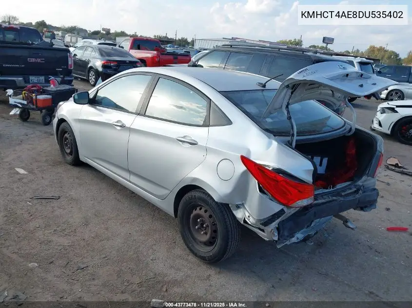KMHCT4AE8DU535402 2013 Hyundai Accent Gls