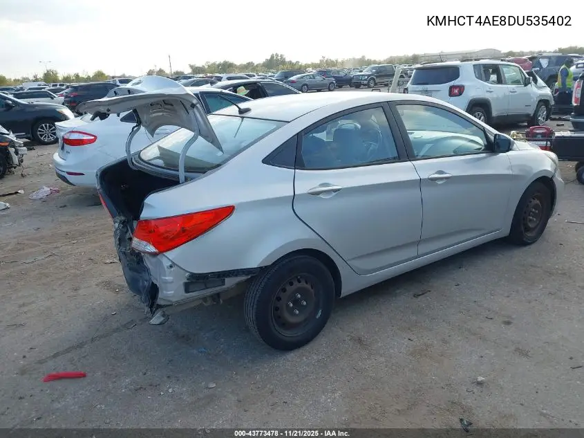KMHCT4AE8DU535402 2013 Hyundai Accent Gls