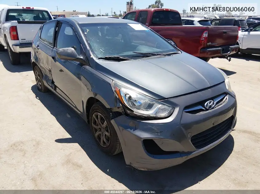 2013 Hyundai Accent Gs VIN: KMHCT5AE8DU066060 Lot: 45344297