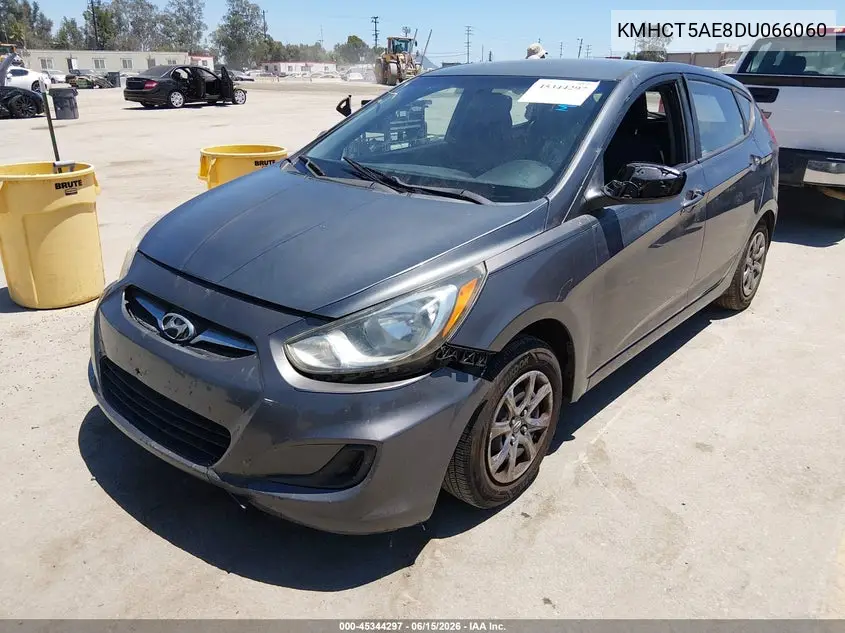 2013 Hyundai Accent Gs VIN: KMHCT5AE8DU066060 Lot: 45344297