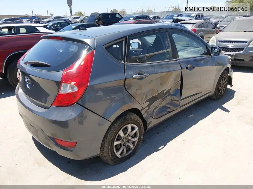2013 Hyundai Accent Gs VIN: KMHCT5AE8DU066060 Lot: 45344297