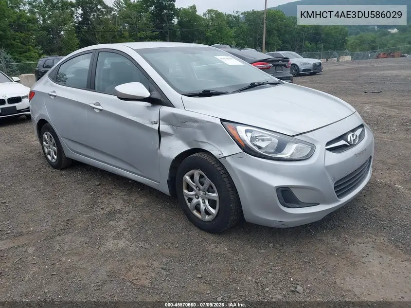 2013 Hyundai Accent Gls VIN: KMHCT4AE3DU586029 Lot: 45570660