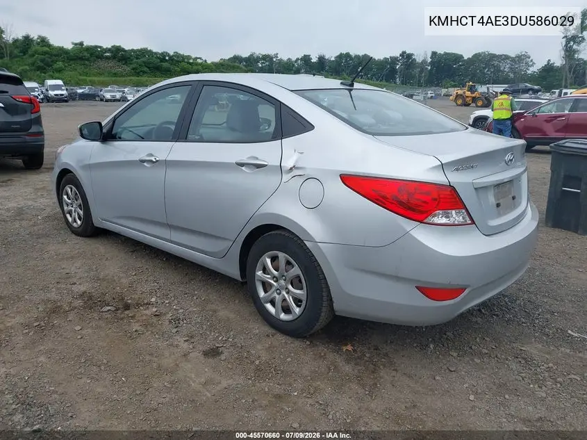 2013 Hyundai Accent Gls VIN: KMHCT4AE3DU586029 Lot: 45570660
