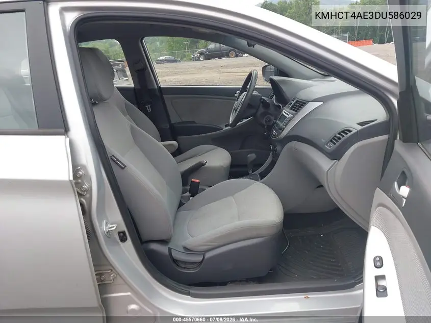 2013 Hyundai Accent Gls VIN: KMHCT4AE3DU586029 Lot: 45570660