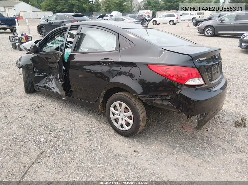 2013 Hyundai Accent Gls VIN: KMHCT4AE2DU556391 Lot: 45614724