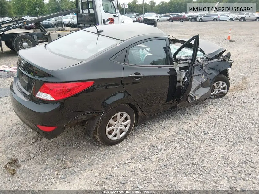 2013 Hyundai Accent Gls VIN: KMHCT4AE2DU556391 Lot: 45614724