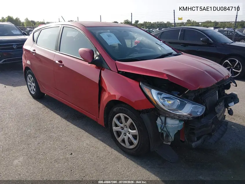 2013 Hyundai Accent Gs VIN: KMHCT5AE1DU084710 Lot: 45667395